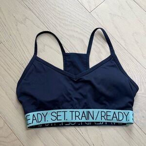 Forever 21 Navy Sports Bra with Blue Band
